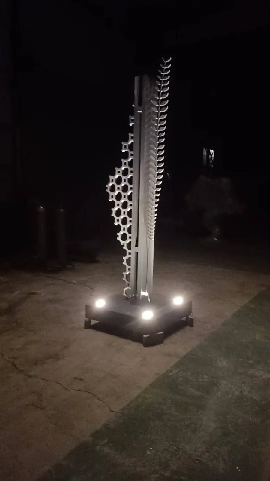 Custom fabricated illuminated feature supplied by ONYX